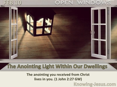 The Anointing Light Within Our Dwellings